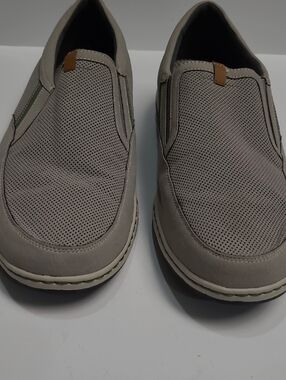 Dunham Fitsync by New Balance Slip-On Shoes in Light Gray - Size 12 2E Width